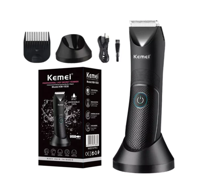 Super Kemei KM-1838 Barbeador e Aparador de Pelos